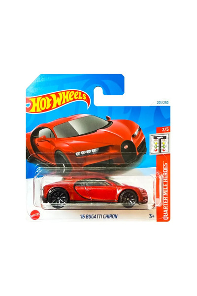 HOT WHEELS Bugatti Chiron '16, mașină model, roșu, scară 1:64