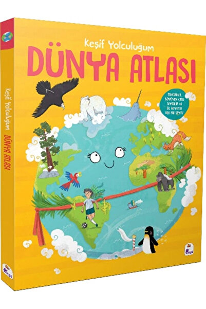Zahrada Yayınları Keşif Yolculuğum - Dünya Atlası (Ciltli)