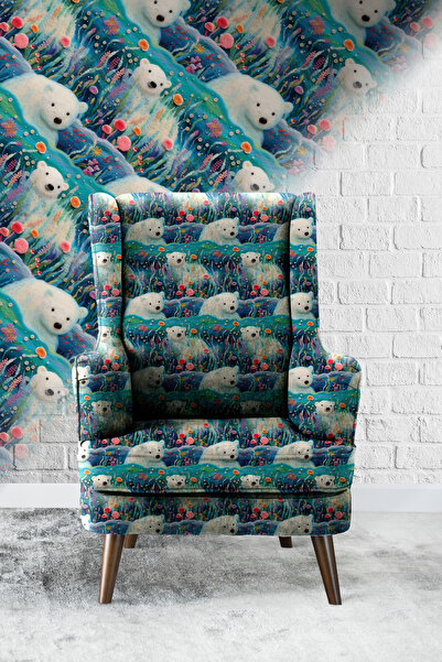 Vagonik Ύφασμα επικάλυψης καναπέ με ψηφιακή εκτύπωση 3D, ύφασμα υψηλής ποιότη...