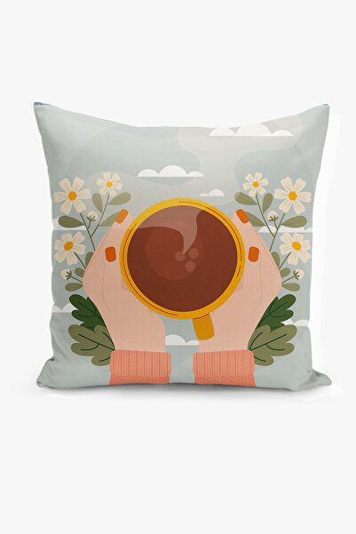 Filamente Κάλυμμα μαξιλαριού διπλής όψης με ψηφιακή εκτύπωση - Ώρα Τσαγιού/Κα...