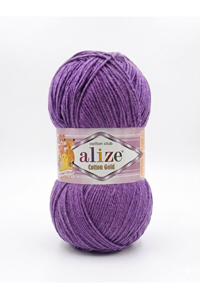 Alize Cotton Gold Örgü İpi Mor Kod:44 Lot:172210