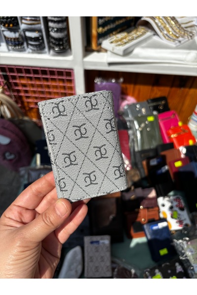 MODA Gray Mechanism Card Holder Wallet
