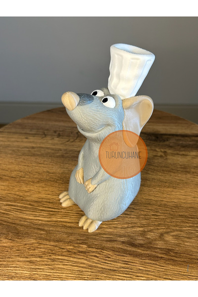 TURUNCUHANE Ratatouille Remy Figür Aşçı – 15 cm 3D Baskı Dekoratif Hediyelik ...