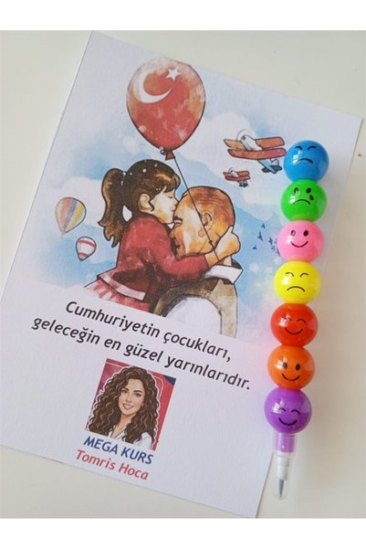 HediyeBudur FARKLI AVM 23 Nisan Kurumsal Hediye Yumurtlayan Emoji Kalem Hediy...