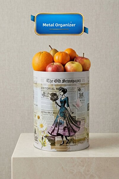 LE PARİS Metal Bucket Organizer Multi-Purpose Storage Box |   Kitchen |   Bat...