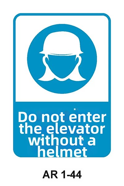 Outdoor One Work Safety Warning Sign 1 Piece Pvc 21 X 29cm