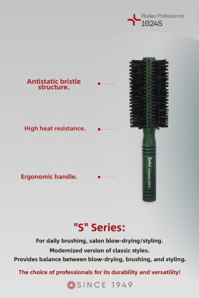 RODEO Επαγγελματική βούρτσα μαλλιών 1024s
