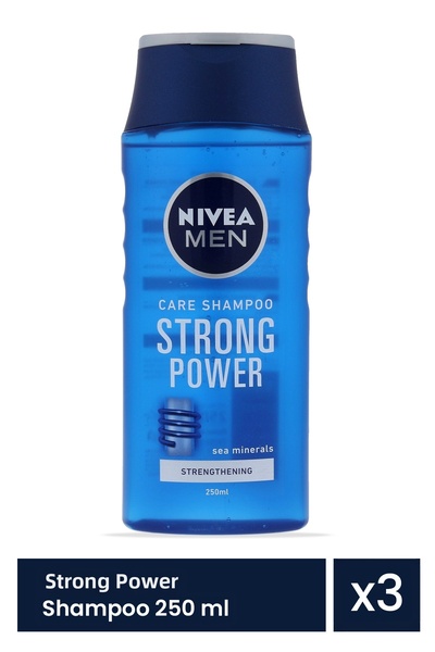 NIVEA Ισχυρό Σαμπουάν 3 Τεμάχια x 250 ml