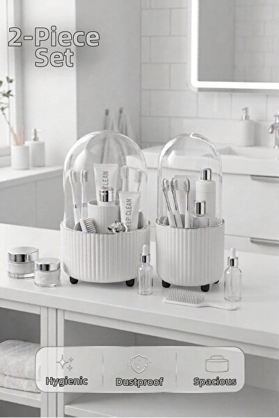 Blackstar Θήκη οργάνωσης μπάνιου - Λευκό