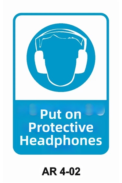 Outdoor One Work Safety Warning Sign 1 Piece Pvc 21 X 29cm