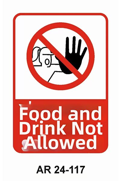 Outdoor One Food and Drinks Are Not to Be Disturbed Women's Figure Work Safet...