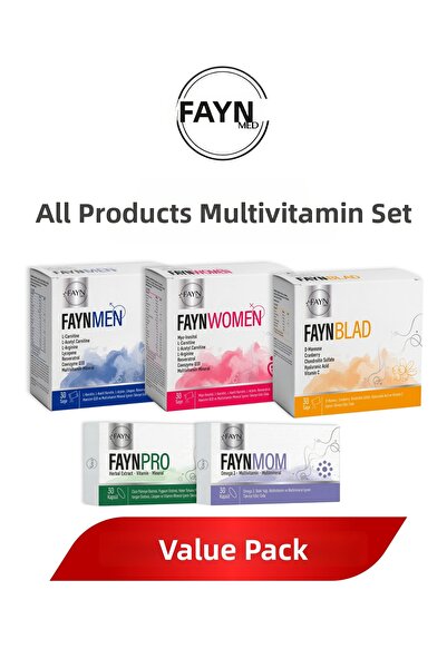 FAYNMED Mega Healthy Living and Family Support Package (Set of 5)