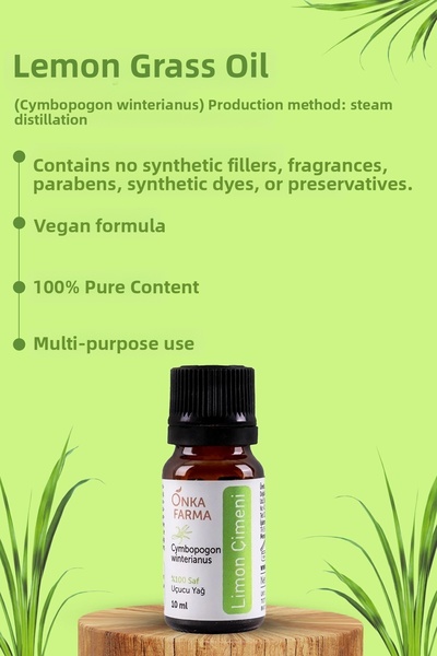 OnkaFarma Onka Farma 100% Pure Lemongrass Essential Oil - 10 ml