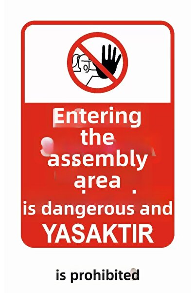 Outdoor One It Is Dangerous and Prohibited to Enter the Construction Site. Wa...