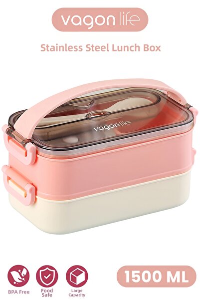 Vagonlife 1500 ml Bento Lunch Box New Generation Lunch Box for Office-School ...