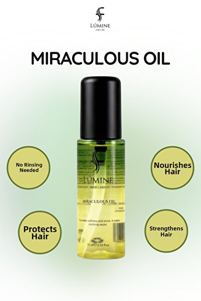 LÚMINE HAIR CARE زيت ميراكولوس - زيت العناية بالشعر المعجزة - 75 مل.