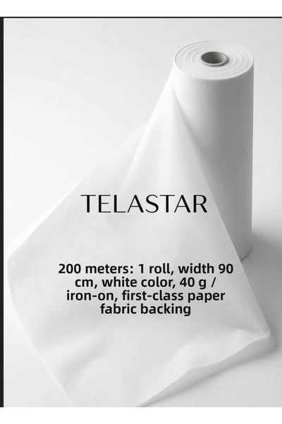 TELASTAR 200 Metri 1 rolă Lățime 90 Cm Culoare Albă 40 Gr Hârtie de calitate ...