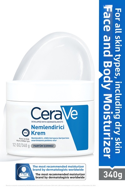 CeraVe 340gr Ενυδατική Κρέμα Προσώπου και Σώματος που περιέχει Κεραμίδιο και ...