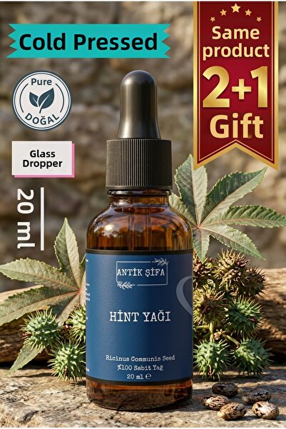 Antik Şifa 20ml 100% Pure Cold Pressed Castor Oil