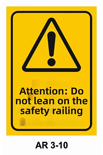 Outdoor One Work Safety Warning Sign 1 Piece Pvc 21 X 29cm