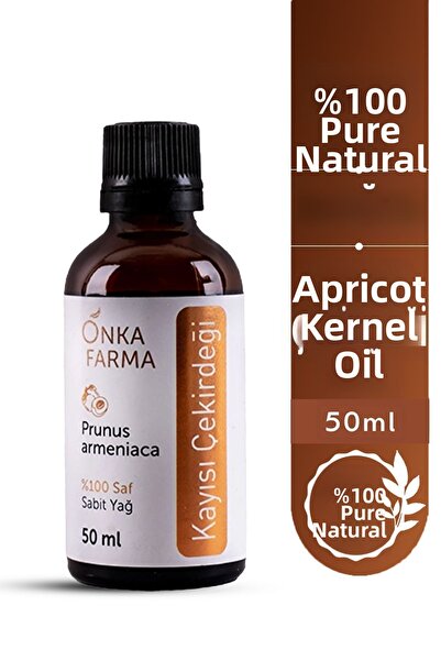 OnkaFarma بذور المشمش من أونكا فارما - 100% نقية معصور على البارد، 50 مل
