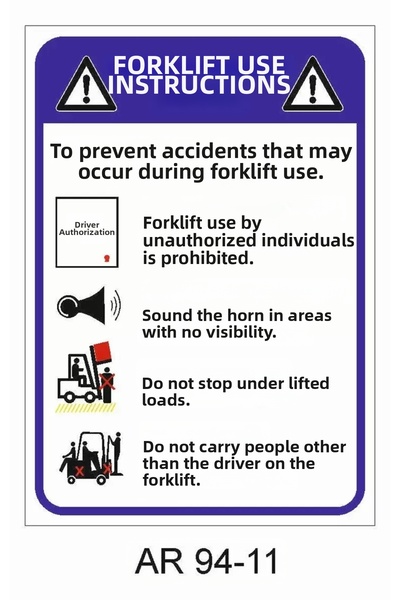 Outdoor One Work Safety Warning Sign 1 Piece Pvc 21 X 29cm