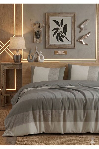 karanihome طقم غطاء لحاف مزدوج الجوانب لسرير مزدوج