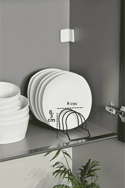 Edora Home Μαύρο ματ οργανωτής συρταριών, οργανωτής ντουλαπιών, ανοξείδωτο μέ...