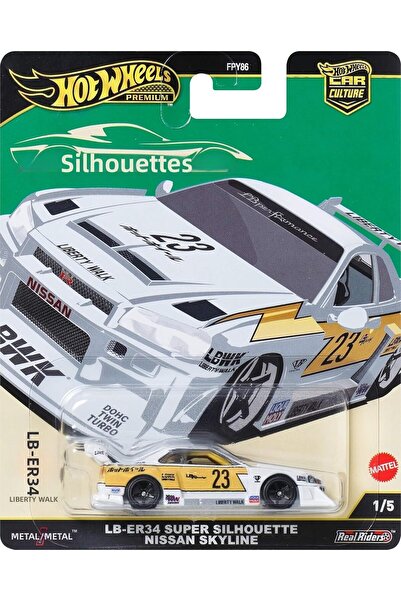 HOT WHEELS Premium LB-ER34 Σούπερ Σιλουέτα Nissan Skyline