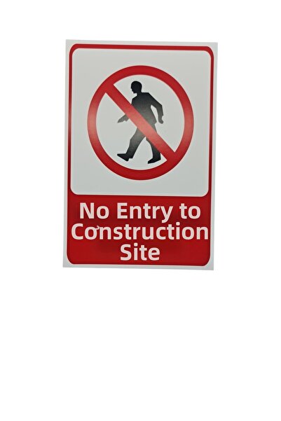 HiperAD Reklam Fire Extinguisher Device Sheet – Warning Sign with Foil Printi...
