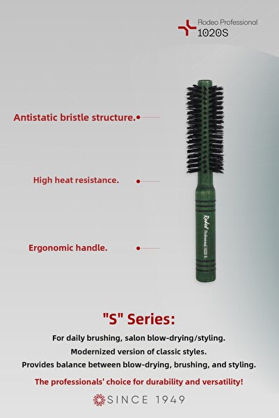 RODEO Επαγγελματική βούρτσα φουσκώματος 1020 S