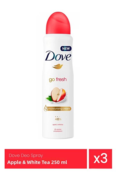 NIVEA DOVE ΑΠΟΔΟΤΙΚΟ 250ML ΓΙΑ ΓΥΝΑΙΚΕΣ ΜΗΛΟ & ΛΕΥΚΟ ΤΣΑΙ x 3 τεμάχια