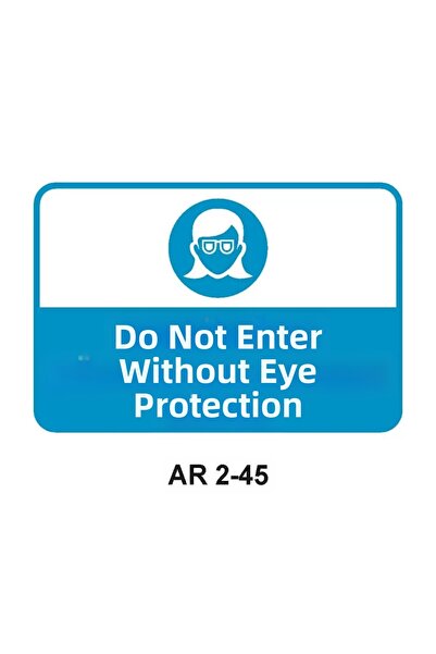Outdoor One Do Not Enter This Section Without Eye Protection Women Figure Wor...