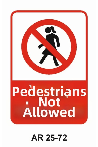 Outdoor One Work Safety Warning Sign 1 Piece Pvc 21 X 29cm