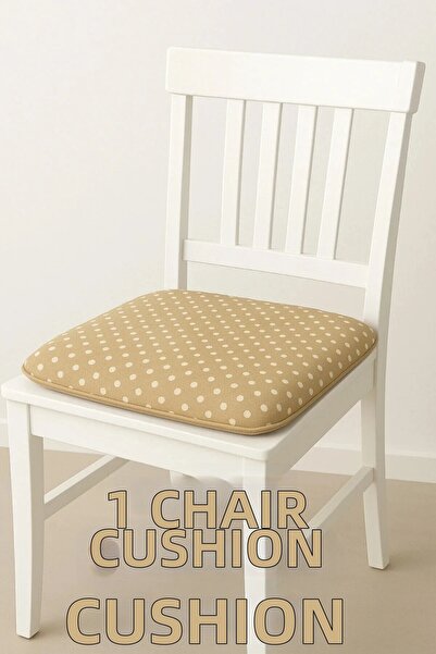 LADYNİL 1 τεμάχιο μαξιλάρι καρέκλας με κορδόνια και πουά |   40x40εκ. |   Κου...