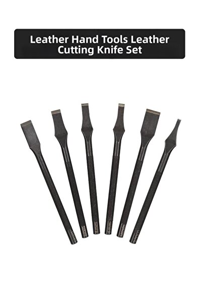 Dopar Σετ μαχαιριών κοπής δέρματος από ανοξείδωτο ατσάλι 5 χιλ.