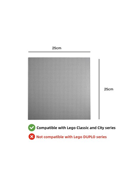 ThinkMaster 11024 Classic Gray Plate (Floor) - 11024 Classic Gray Bottom Plate (Floor) 25Cmx25Cm