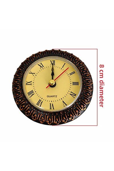 EXİZ TİCARET 8 cm Wall Clock-Antique Model-1