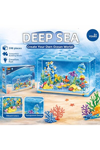 JOY SMART Blx Jk8351 Sea Submarine Aquarium - Ages +6 - 598 Pieces