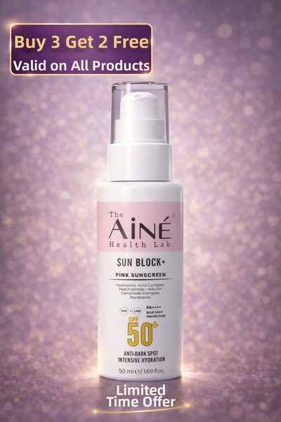 The Aine Health Lab. كريم واقي من الشمس SPF50+، كريم توحيد لون البشرة الوردي،...