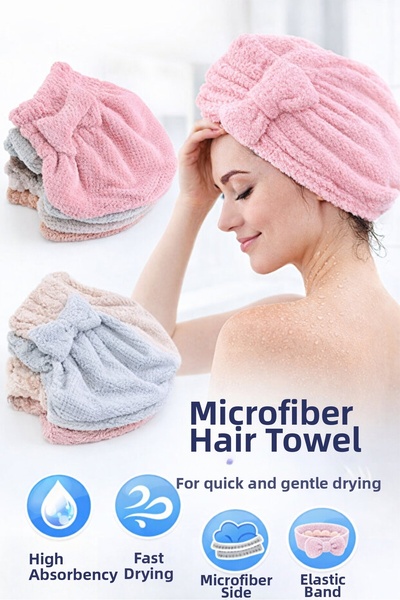 HB LİFE Καπάκι για στέγνωμα μαλλιών Πετσέτα ντους Καπάκι βρεγμένο καπάκι στεγ...