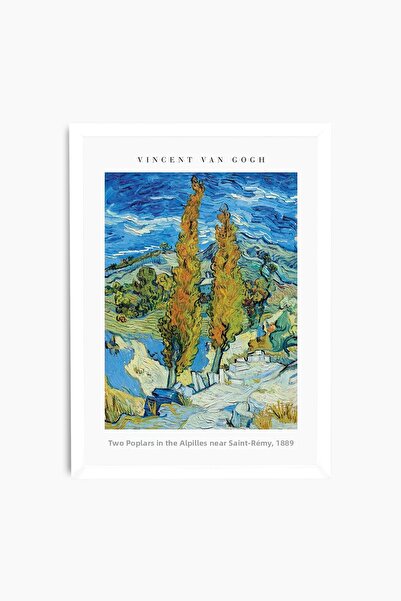 Raven Art Studio Vincent Van Gogh - Two Poplars in the Alpilles Near Saint Ré...