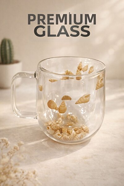 LE PARİS Double 250 ml Double Walled Glass Mug |   Heat Insulated, Transparen...