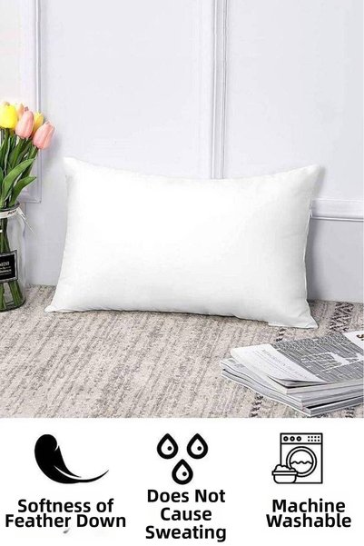 Generic Brand Natural Lamb Wool Pillow 50X70 cm 1000 Gr Merino Lamb Wool