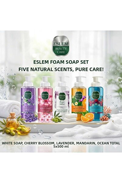 ESLEM BEAUTY CARE Eslem Foam Soap Set of 5
