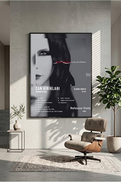 postercraft Şebnem Ferah Can Kırıkları Album Design Poster modern cu pictură ...