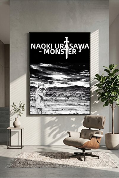 postercraft Poster din lemn Monster Manga (fără ramă)