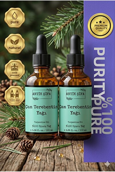 Antik Şifa Pure Pine Turpentine Oil (2X 100 ml)