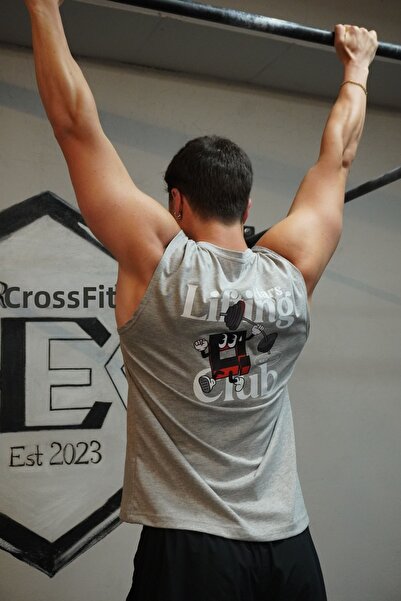 HARSFIT Men Training Zero Sleeve Athlete Tee Harsfit Lifting Club