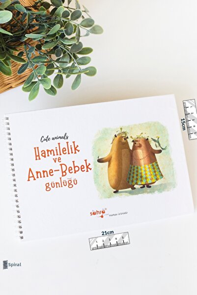 Lodos Βιβλίο Μνήμης (Ημερολόγιο Μνήμης με Χαριτωμένα Ζώα για την Εγκυμοσύνη κ...